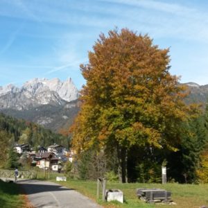 La ciclabile Dolomiti a Calalzo di Cadore