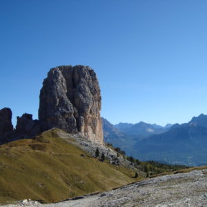 Panorama intorno alle Cinque Torri