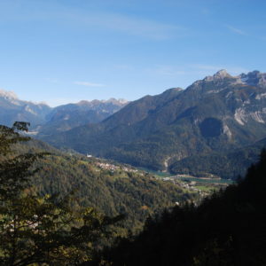 Il lago del Centro Cadore da San Dionisio